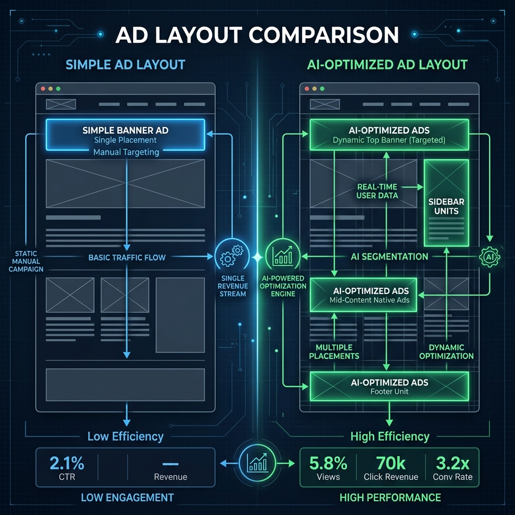 Ad network comparison dashboard