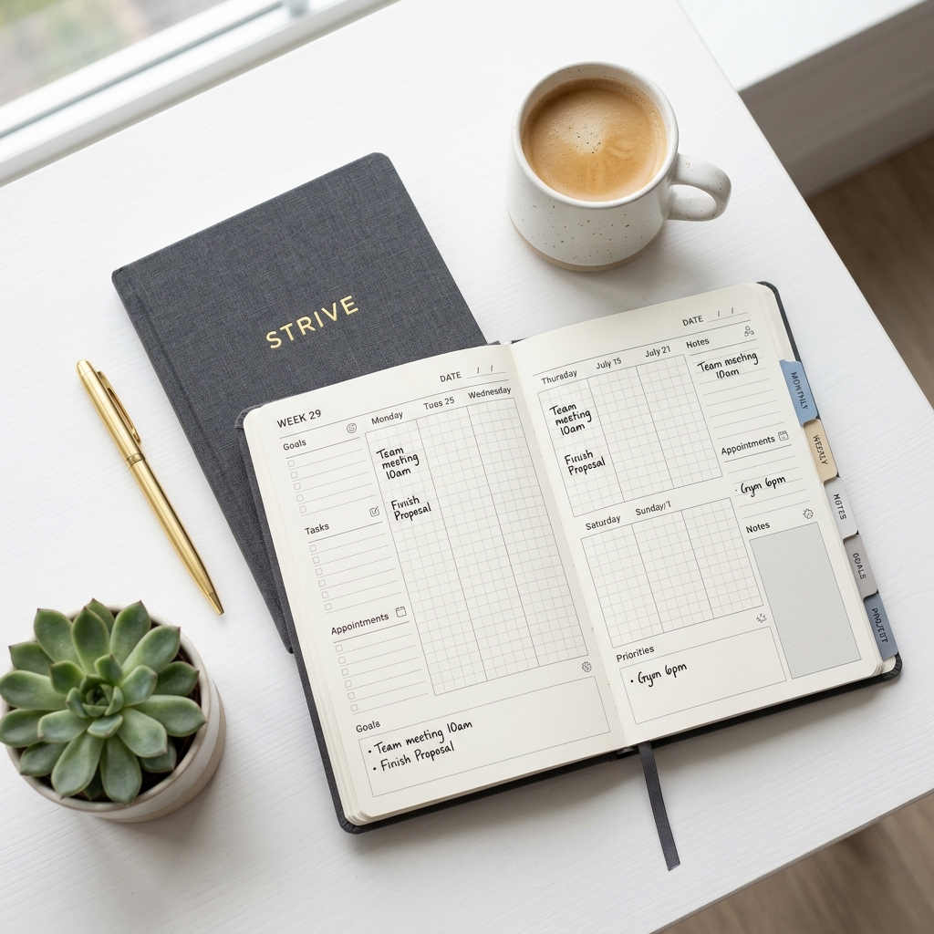 Productivity Planner for Side Hustle Planning